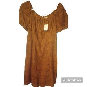 Cato lace off the shoulder knee length dress